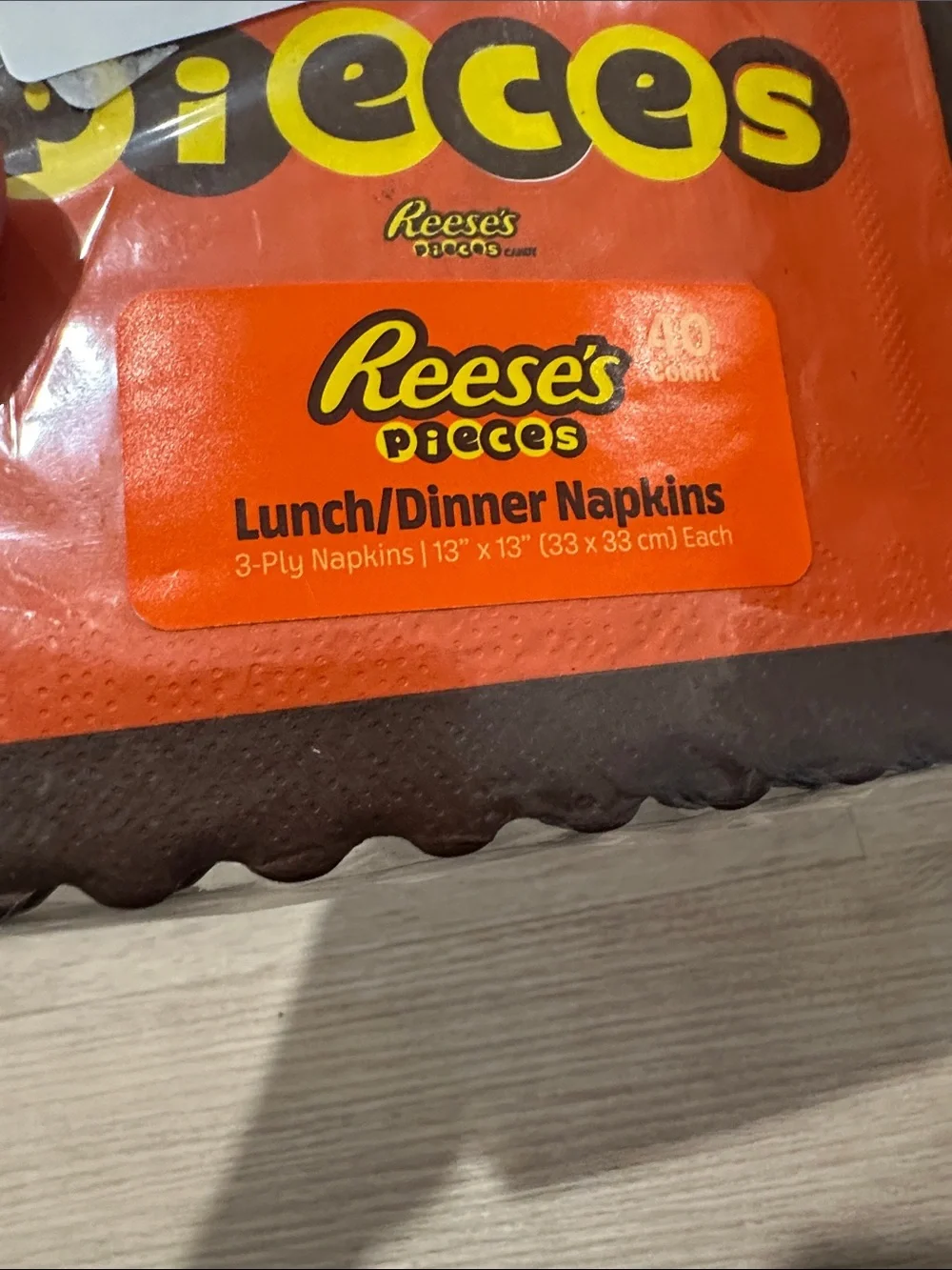 Hershey's Reese's Pieces 'Love You to Pieces' Party Napkins - pack of 40